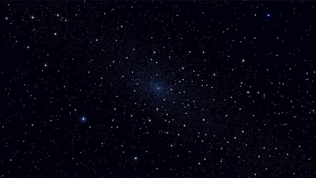 Detailed realistic night starry blue sky. Cosmos concept. Galaxy explosion. Stars in space abstract. Astronomy beauty pattern. Congratulations or invitation background. 