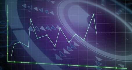 Image of scope and financial data processing over grid