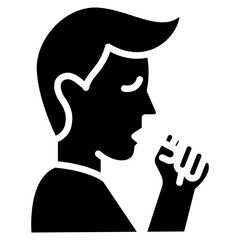 Allergic Cough Vector Icon
