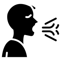 Persistent Wheeze Vector Icon