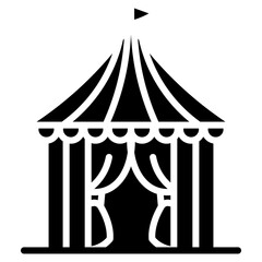 Monsoon Carnival Vector Icon