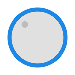 Fisheye flat icon