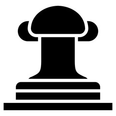 Mooring Bollard Vector Icon
