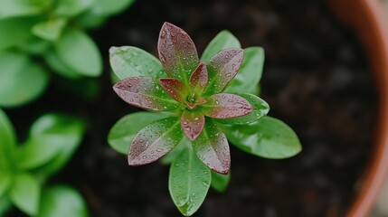 Obraz premium Endangered plants and their ecosystems, rare flora conservation, botanical sanctuaries.