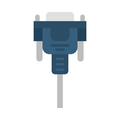 Vga cable flat icon