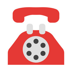 Telephone flat icon