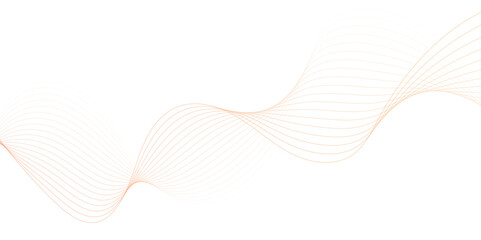 Abstract wavy background with white flowing lines. Grey wave swirl, frequency sound wave. Waisted curve lines with blend effect. Modern backdrop design for business, presentation, banner.