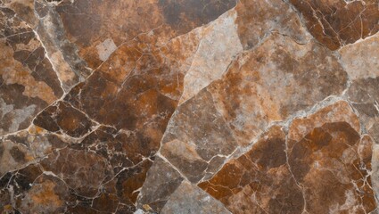 Textured marble surface with rich brown tones showcasing natural stone patterns and intricate geological details for interior design use.