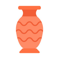 Vase flat icon