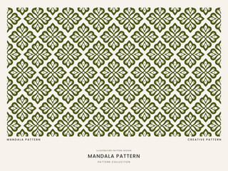 Traditional Mandala Style Seamless Pattern for Digital and Print