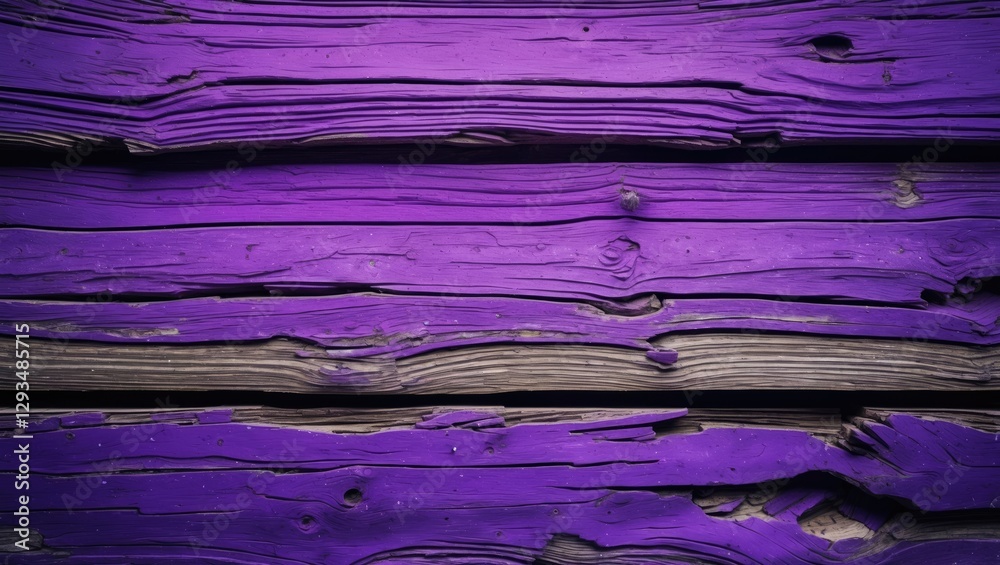 Poster weathered purple wood planks with dynamic texture creating an abstract background ideal for design a
