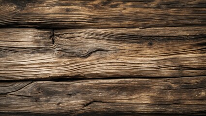 Weathered wooden planks with rich textures and natural imperfections ideal for backgrounds and rustic design elements.