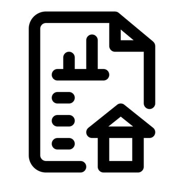 recommend clip art: Icon Document With Style Outline