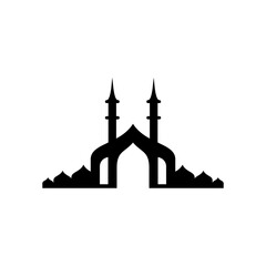 mosque, logo design, vector, icon, symbol, islamic, muslim, architecture, islamic, muslim, islam, travel, religion, background, building, minaret, arabic, dome, ramadan, night, landmark, design, cultu