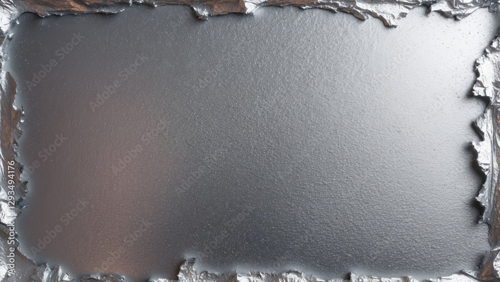 Poster distressed silver foil texture with rough edges and grunge details ideal for luxurious backgrounds o