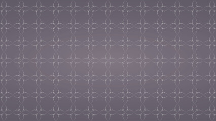 Elegant seamless floral-inspired geometric pattern with delicate linework on a dark gradient background