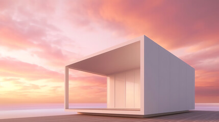 White Cube Sunrise