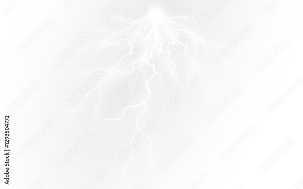 Canvas Prints the effect of lightning thunderstorm and lightning