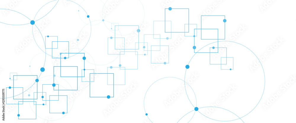 Poster Abstract technology and science background design.