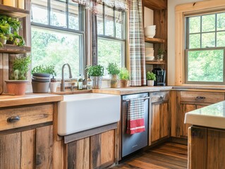 A kitchen with a sink and a dishwasher. The sink is white and the dishwasher is black