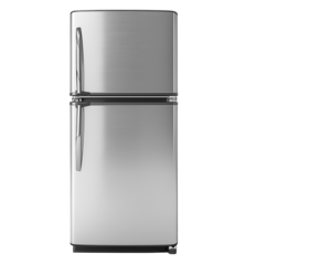 modern refrigerator isolated