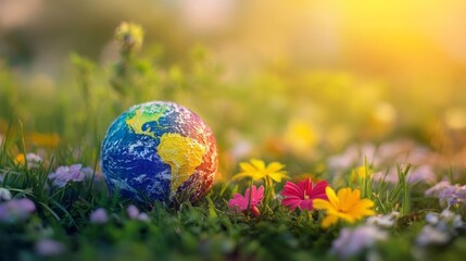 colorful eco friendly environment concept