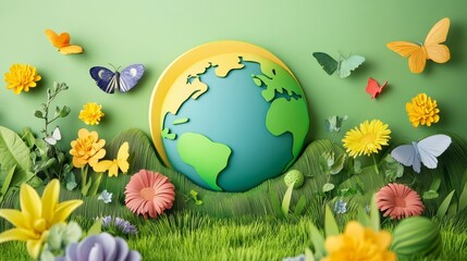 colorful eco friendly environment concept