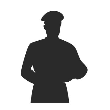 recommend clip art: silhouette of a chef