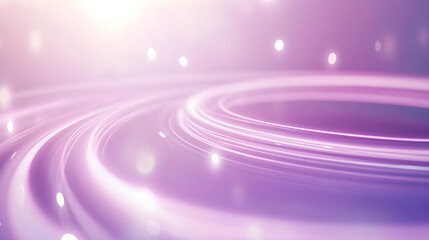 Fototapeta premium Ethereal Purple Wave Patterns with Soft Light Effects in Abstract Composition