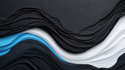 Tidal gray background with coastal rock texture and rolling wave pattern