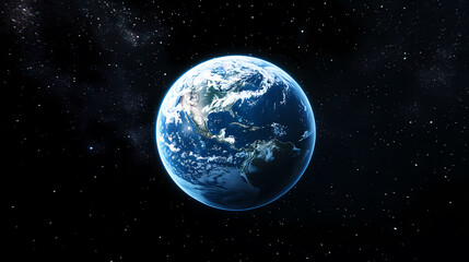 Obraz premium Earth surrounded by stars in space