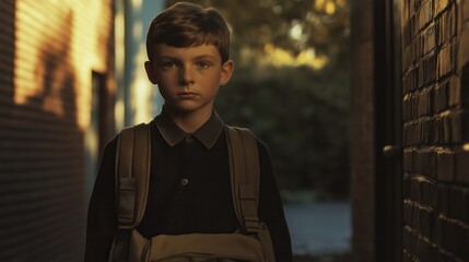 Fototapeta premium Schoolboy 