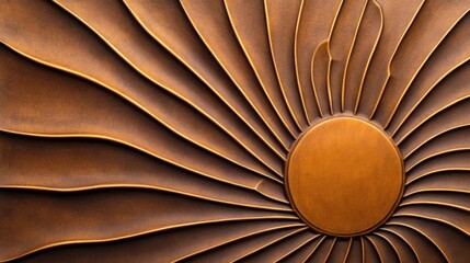 Sun-kissed bronze background with ancient coin texture and weathered engraving pattern