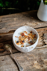 oat milk granola with nuts