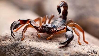 Pseudoscorpion on Sardinia Island The Fascinating World of Neobisium Sp., Caught in a Moody Winter Landscape at Dusk