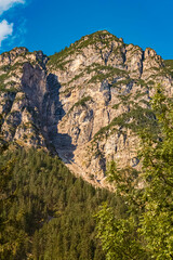 Alpine summer view near Lake Heiterwanger See, Heiterwang, Reutte, Tyrol, Austria