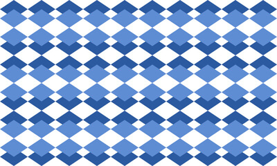 two tone blue diamond checkerboard repeat pattern, replete image, design for fabric printing, overlap layer
