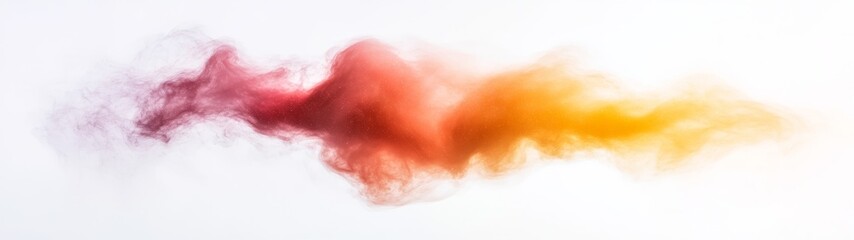 Fototapeta premium Colorful Abstract Smoke Swirls with Red, Yellow, and Orange Tones
