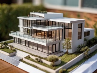 "Modern Luxury Home Model - Contemporary Architectural Design"