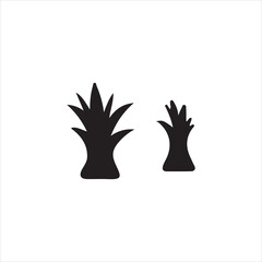 silhouette of a tree