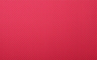 Vibrant Red Geometric Texture Fabric: Bright red textile with a small, repeating square grid pattern and fine woven texture, ideal for modern backgrounds and graphic design projects