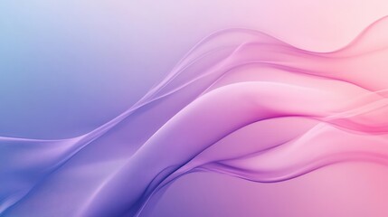 Fototapeta premium Flowing pink and blue wave design capturing movement and energy in a vibrant abstract composition for creative use