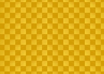 ゴールドの市松模様の背景素材イラス
ト！