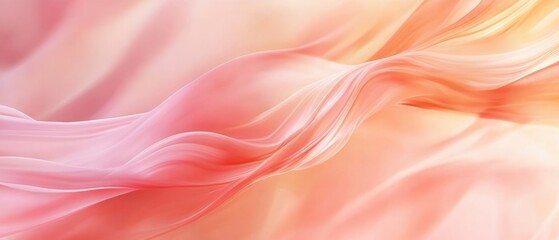 Obraz premium Bright and cheerful pink and yellow background with subtle gradient creating a warm and inviting atmosphere