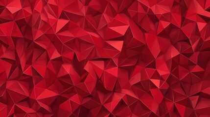 A stunning display of red triangles forming a captivating visual composition that is both bold and dynamic in design