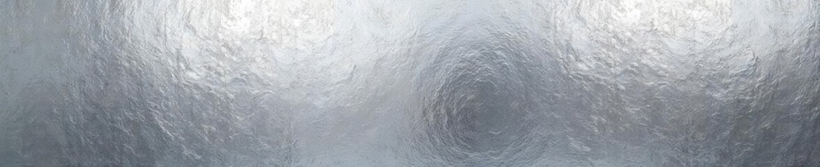 Fototapeta premium Gleaming scraped silver; highly textured metallic surface , old, bright