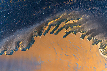 Captivating multicolour abstract aerial landscape