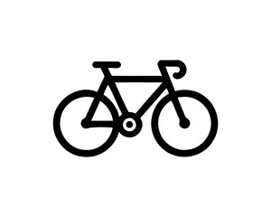 Fototapeta premium bicycle isolated on white background