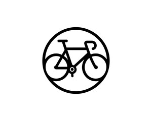 Fototapeta premium bicycle icon vector illustration