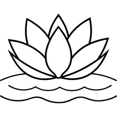 Cow grazing in a pasture silhouette vector illustration